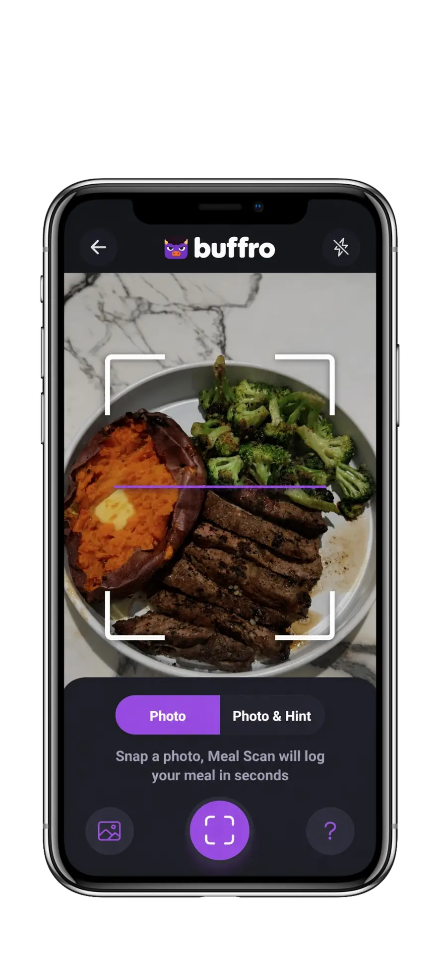Buffro AI meal scanner camera